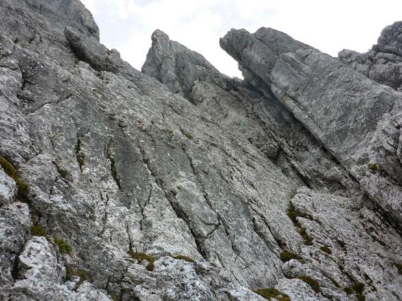 1. Seillänge vom Einstieg aus