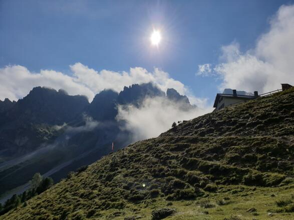 Kurz vor der Adolf-Pichler Hütte