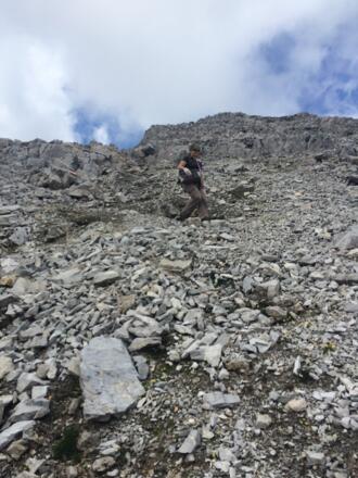 Abstieg vom Großen Pleißlingkeil