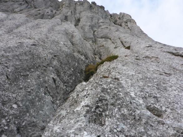 2. Seillänge vom 1. Stand aus