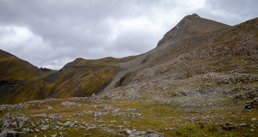 Der Doppelgipfel der Wildgrubenspitze (rechts) und Madlochjoch (links) (9)