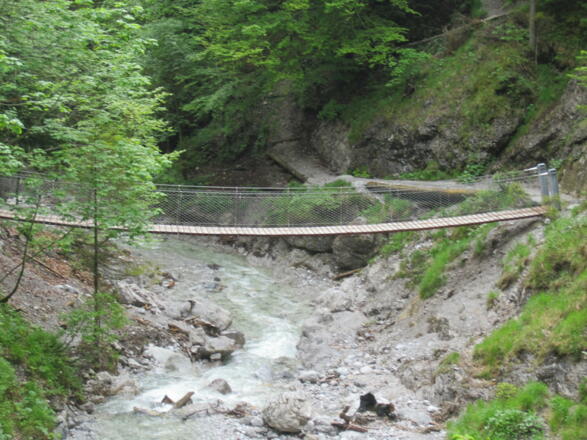 Brücke in der Grießbachklamm