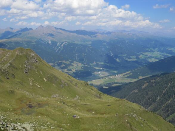 Tiefblick nach Kartitsch