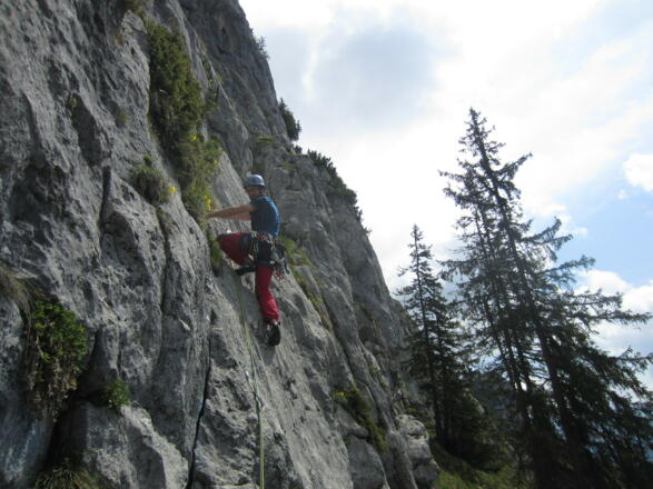 in der 2. Seillänge