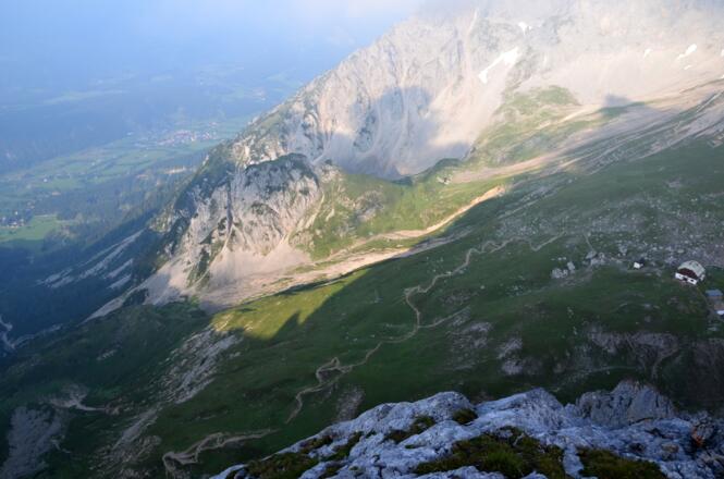 Sinabell mit Blickrichtung Guttenberghaus