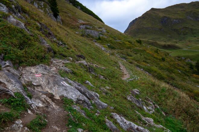 Wanderpfad an der Ravensburger Hütte (1)