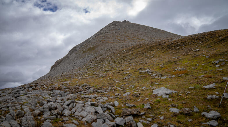 Das Ziel: der Doppelgipfel der Oberen Wildgrubenspitze