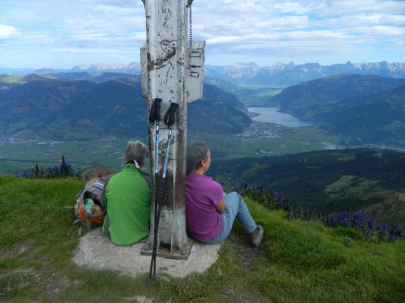 Imbachhorn mit Blick auf den Zeller See