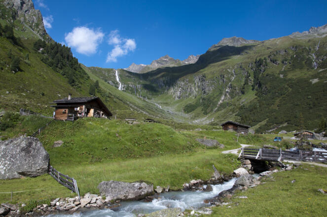 Zustieg zur Hütte über die Falbesoner Ochsenalm