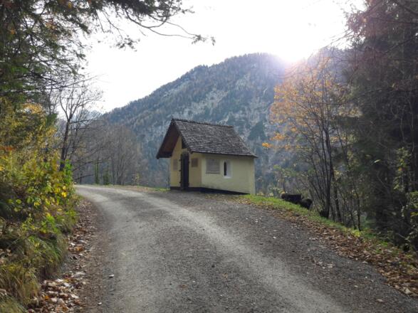 Kapelle kurz vor dem Pfandlhof