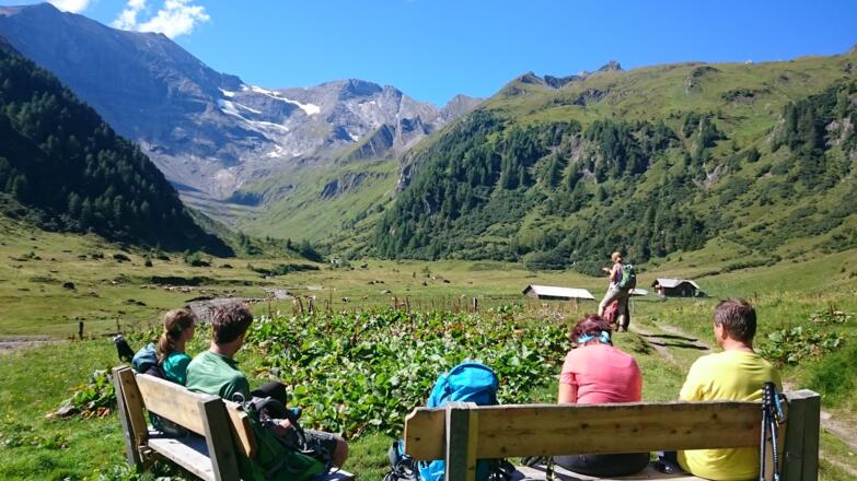 Rast auf der Hirzbachalm