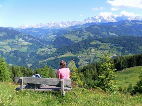 Rastplatz vor Steinernem Meer und Hochkönig