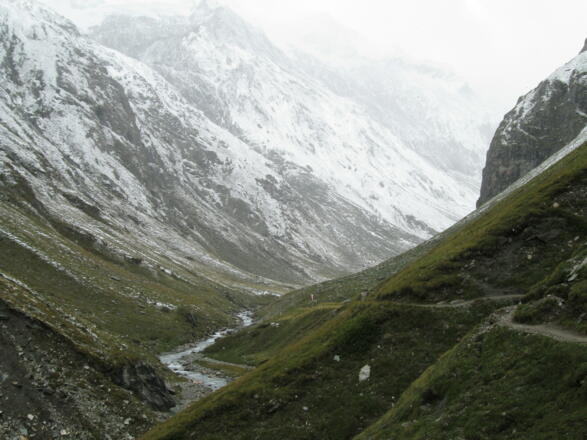 Fahne der Clarahütte kommt als erstes ins Blickfeld