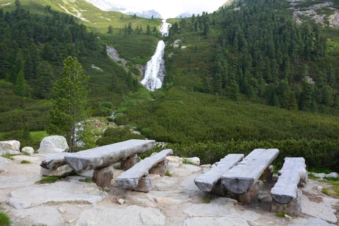 Rastplatz vor der Lavitzalm