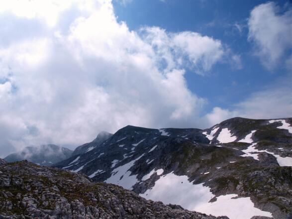 Blick vom Hühnerkrallkopf zum Rauchkogel
